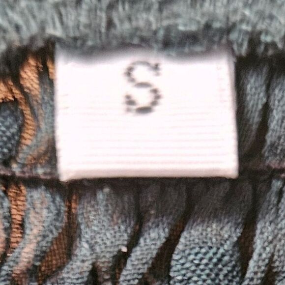 NWOT Women's Emrald Green Layered Clip Dot Ruffle Midi Dress👗 - Picture 3 of 14